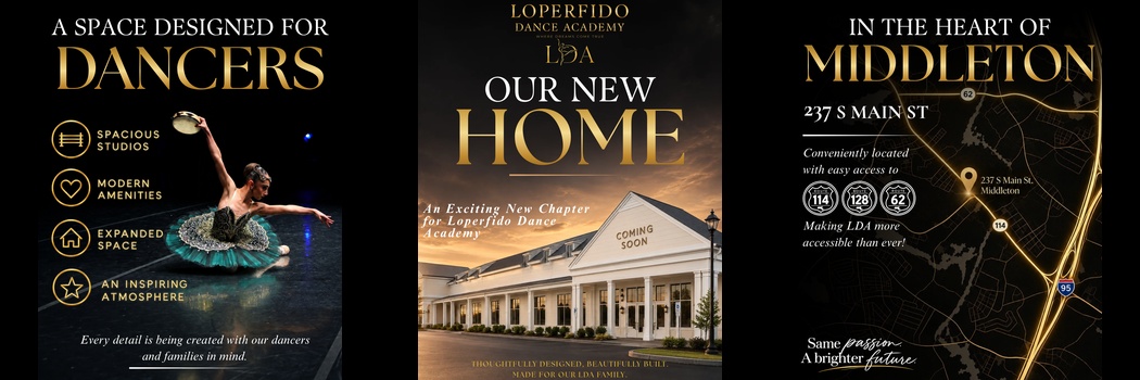 Loperfido Dance Academy - Our New Home in Middleton, MA